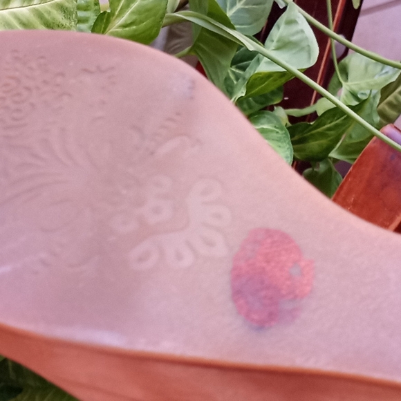 Hush Puppies Tan Mary Jane Wedges - Vintage - Picture 12 of 12